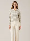 280 GSM cotton-modal polo top